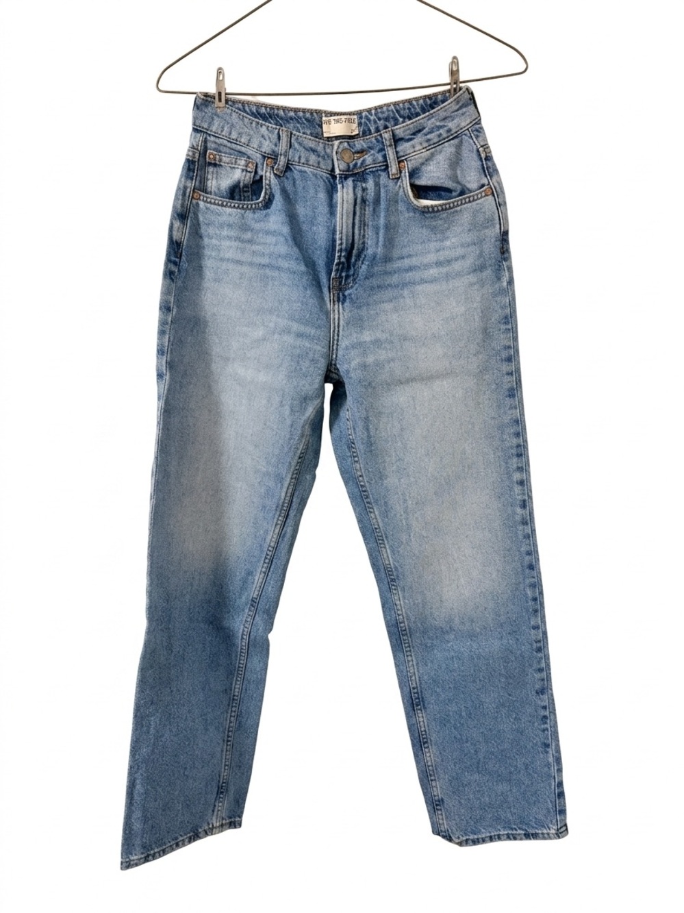 Free People We The Free The Pacifica High Rise Slim Straight Jeans Size-28